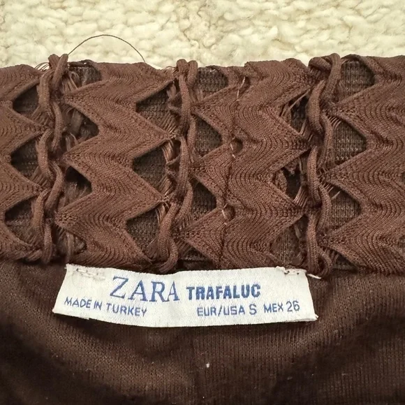 Zara Crocheted Beach Cover Up Pants - Picture 6 of 7